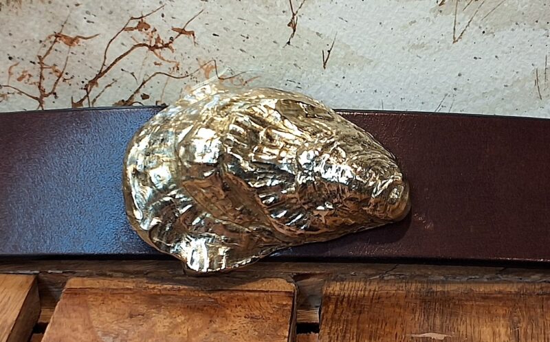 Chatham Oyster Shell Buckle in Solid Brass