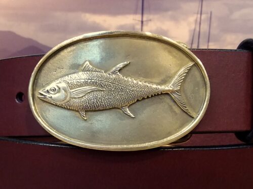 Tuna Buckle in Sold Brass