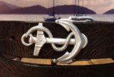 Anchor Buckle in Silver Plate