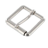 Nickel Plate Roller Bar Buckle in 1-1/4"