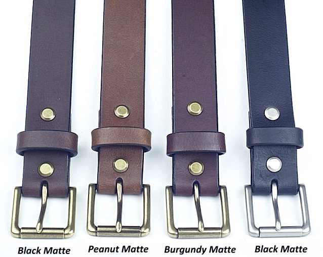Patriot Colonial Leather Belt - Cellar Leather