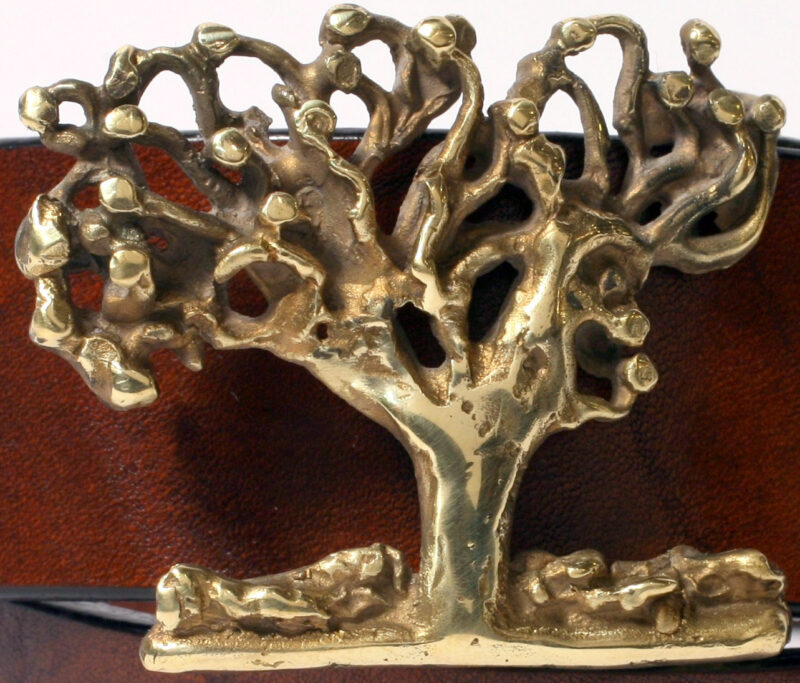tree belt buckle