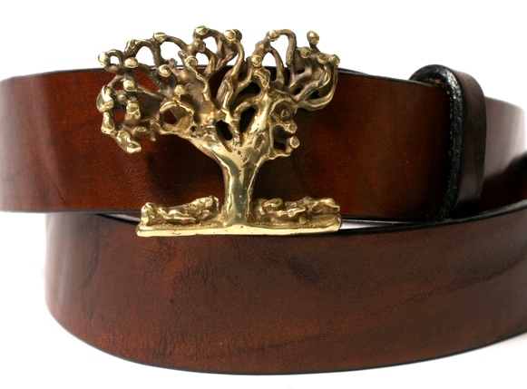 tree belt buckle