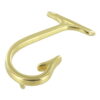 Fish Hook Buckle in Natural Brass