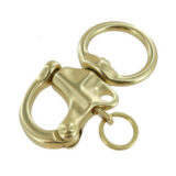 Snap Shackle in Natural Brass