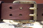 Messina Antique Brass Two Prong Roller Buckle in 1-1/2"