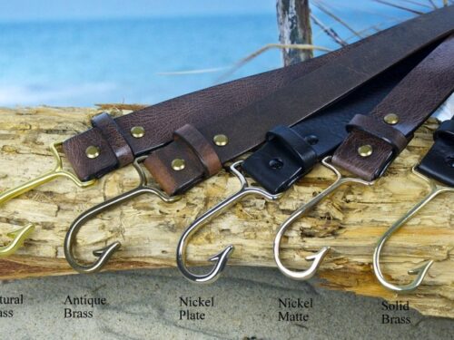 Fish Hook Leather Belts
