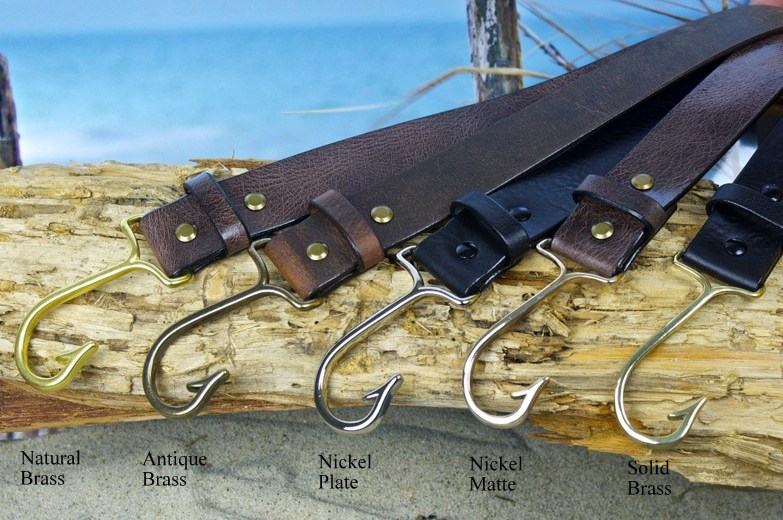 Fish Hook Leather Belts