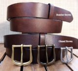Bomber Brown and Glazed Brown Distressed Vintage Leather Colors