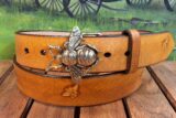 Flying Honey Bee Buckle in Solid Brass