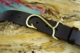 Fish Hook Buckle in 1-1/2" Natural Brass