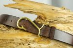 Fish Hook Buckle in Natural Brass