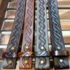 Rope Embossed Leather Belts