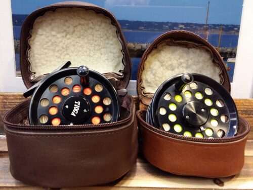 Large Brown and Small Fly Reel Cases