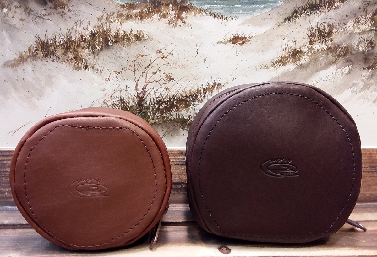 Leather Fly Reel Case -  Israel