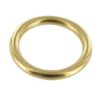 O Ring in Natural Brass