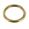 O Ring in Antique Brass