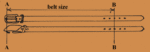 Belt Sizing Diagram