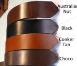Genuine Traditional English Bridle Leather Colors
