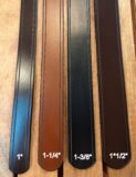 Edge Crease Leather Belts