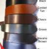 English Bridle Leather Color Swatches
