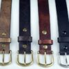 Vintage Glazed Water Buffalo Leather Belts