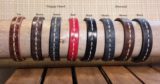 Hand Laced Leather Wrist Bands Colors