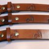 Cape Cod Embossed Leather Belt in 1-1/4"