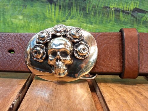 Greatful Dead Bertha Handcrafted Buckle in Solid Brass