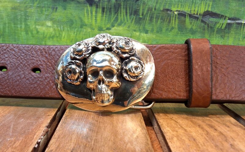 Greatful Dead Bertha Handcrafted Buckle in Solid Brass