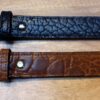American Bison Leather Belts in 1-1/4" width