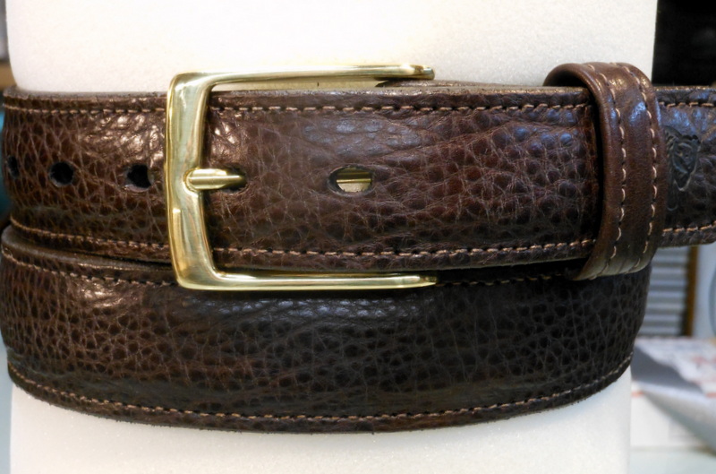 American Bison Leather Belt – Cellar Leather