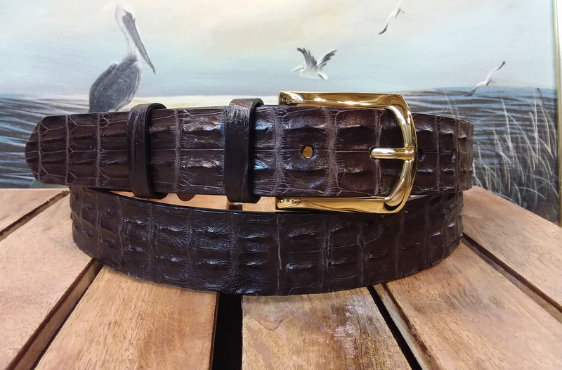 Nile Crocodile Leather Belt