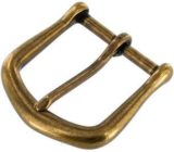 Antique Brass Heel Buckle in 1-1/4" or 1-1/2"