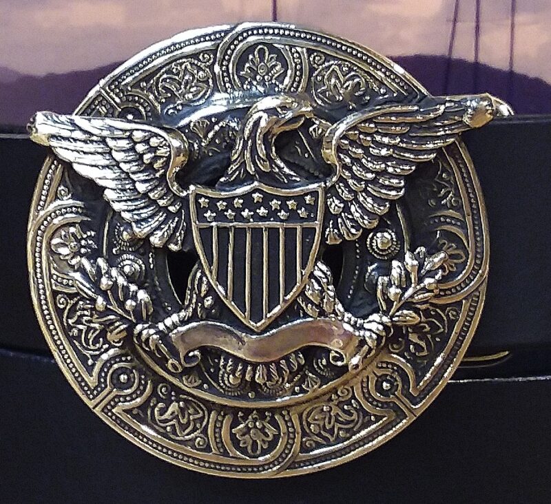 American Eagle Buckle in Solid Brass