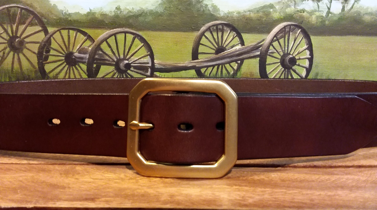 Solid Copper Center Bar Buckle: North Star Leather Co.