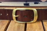 Center Bar Buckle in 1-1/2" Solid Brass