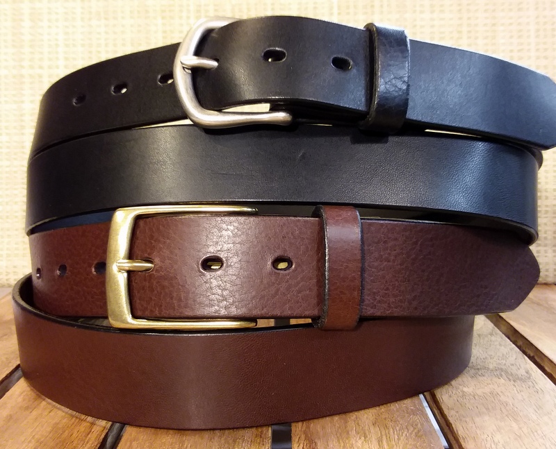 Soft Leather Belts in Black and Brown Softie