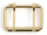 Double Prong Brass 2-1/2" Buckle