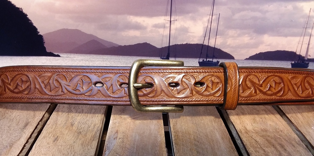 Antique Brass Rustic Pirate Nautical Sailor Compass Belt for Men