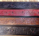 Black Widow Spider Leather Belt Colors