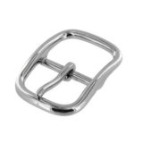 Center Bar Buckle in Nickel Plate 1-1/4" or 1-1/2"