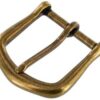 Antique Brass Heel Bar Buckle in 1-1/4" or 1-1/2"