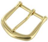 1-1/4" or 1-1/2" Natural Brass Buckle