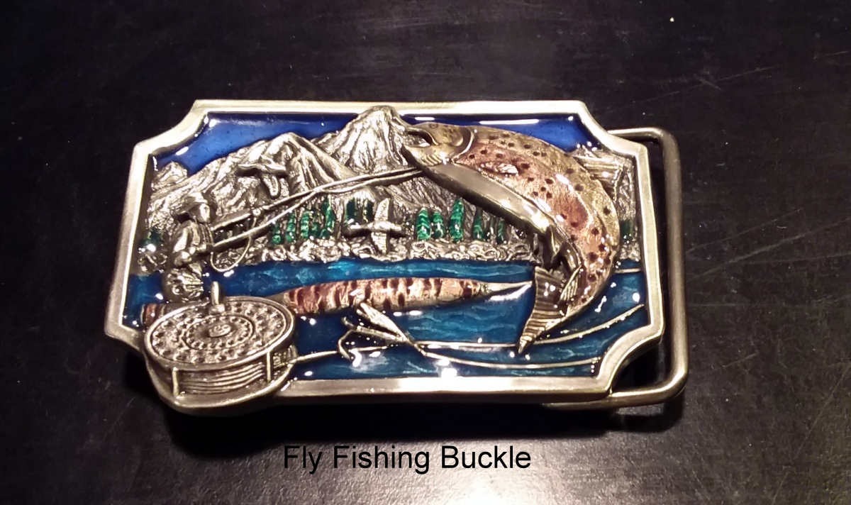 Fly Fishing Buckle - Cellar Leather