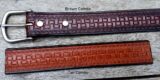 Flatweave Leather Belt Colors