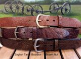 Yellowstone Bison Leather Belt Colors