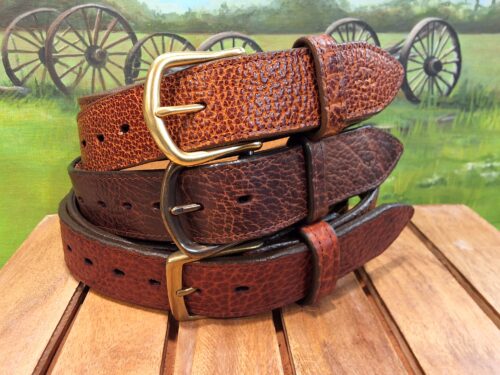 Yellowstone Bison Leather Belts