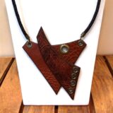 Geo 1 Leather Necklace