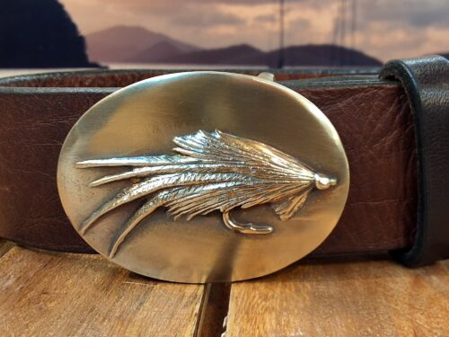 Lefty's Deceiver Fly Fishing Buckle in Bronze